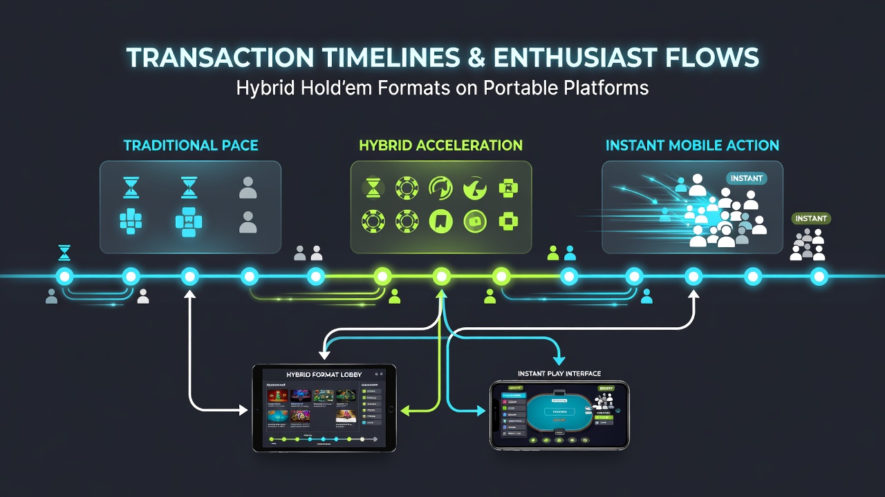 Illustration of player flow between mobile cash games and tournaments influenced by deposit speeds