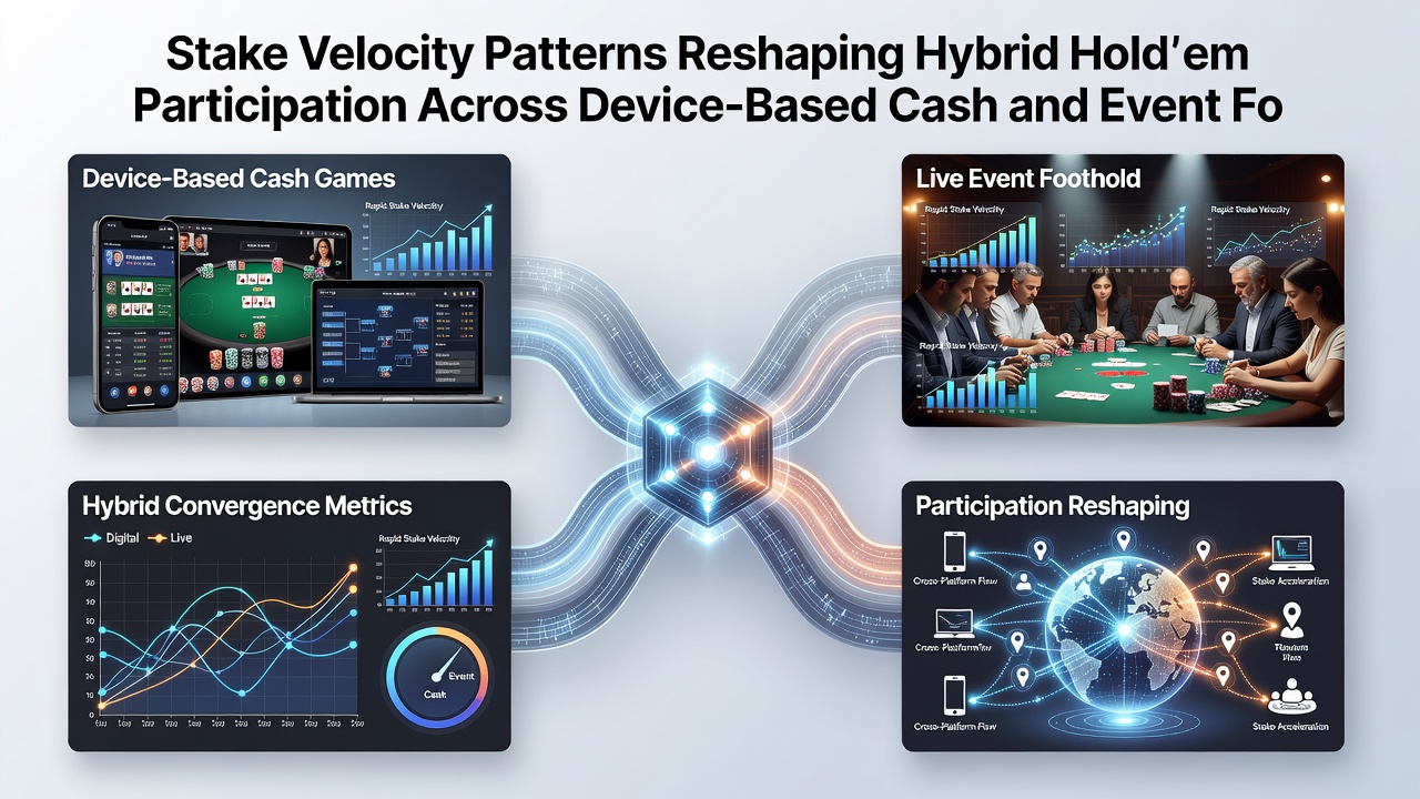 Analytics dashboard displaying stake velocity trends across cash and tournament formats on mobile devices